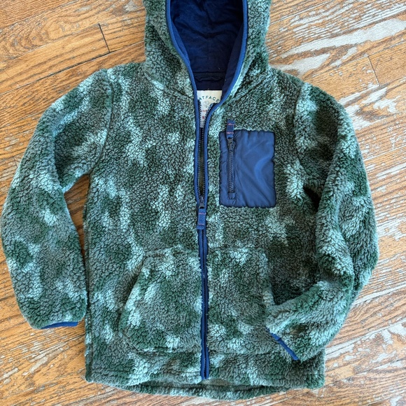 Fat Face Boys Camp Fleece Jacket size 9/10 - Picture 1 of 3